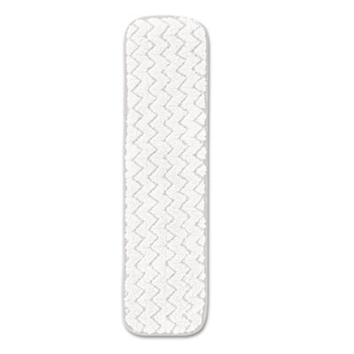 Rubbermaid Q412 Dry Room Pad, Microfiber, 18" Long, 12/Case - White