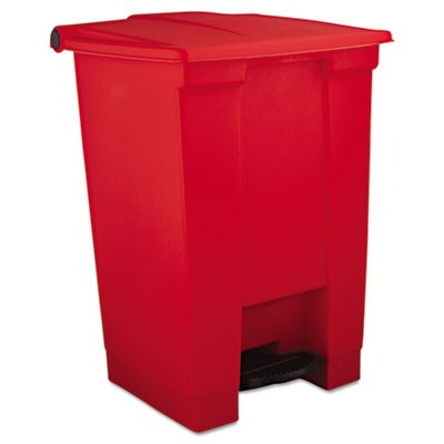 Rubbermaid 6144 Step-On Waste Container 12 gallon - Red