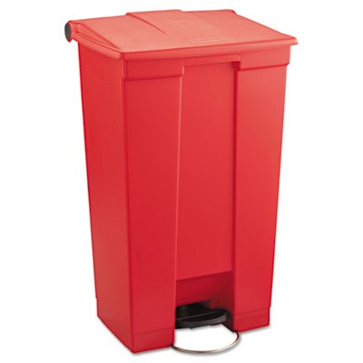 Rubbermaid 6146 Step-On Waste Container 23 gallon - Red