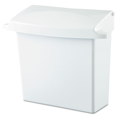 Rubbermaid 6140 Sanitary Napkin Receptacle with Rigid Liner - White