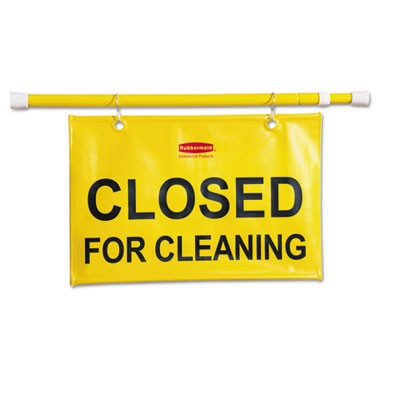 Rubbermaid 9S15 Site Safety Hanging Sign - Yellow