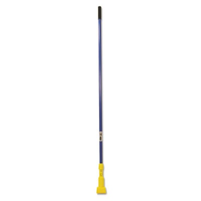 Rubbermaid H246 Gripper Fiberglass Mop Handle, 60", Blue/Yellow