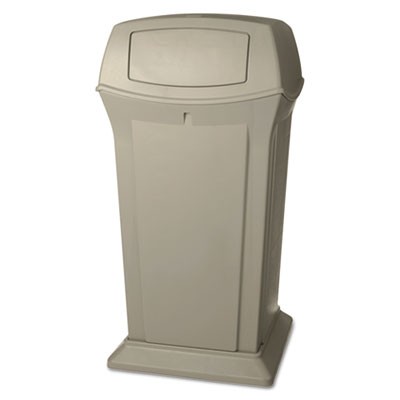 Rubbermaid 9175 Ranger 65 Gallon Container with 2 Doors - Beige