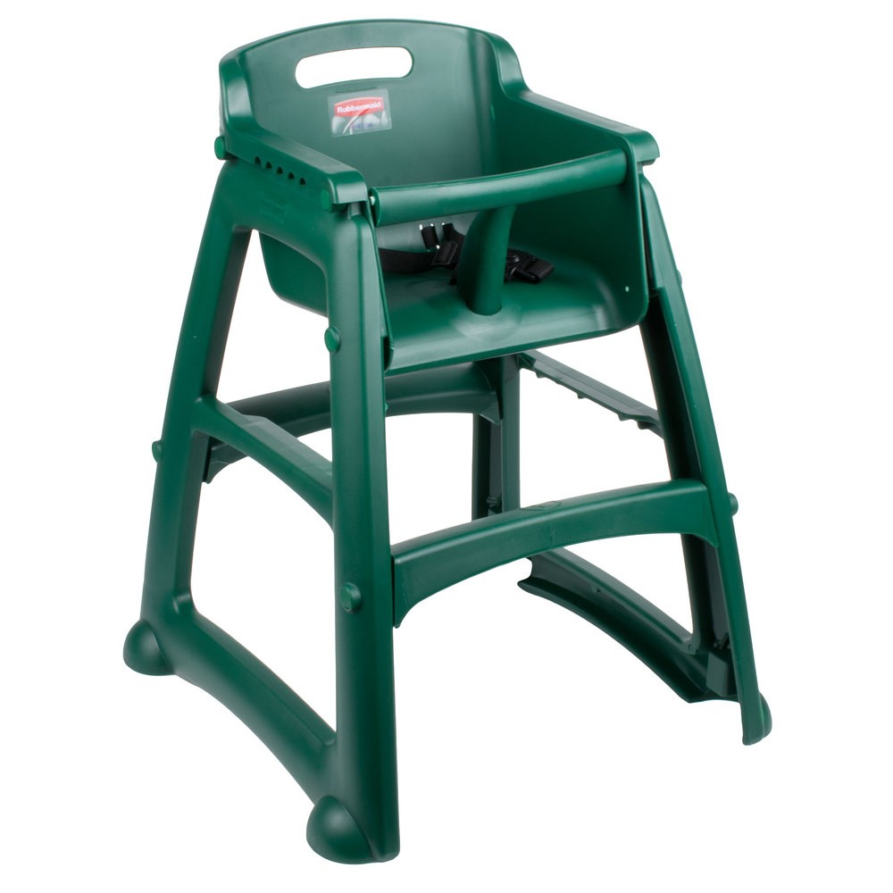 Rubbermaid 7814-08 Sturdy High Chair Assembly Required, w/o Wheels - Green