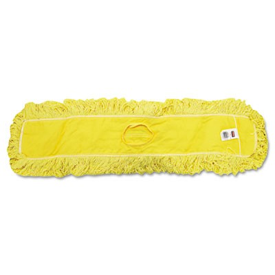Rubbermaid J155 Commercial Dust Mop Looped-end 3/Case, 36" - Yellow