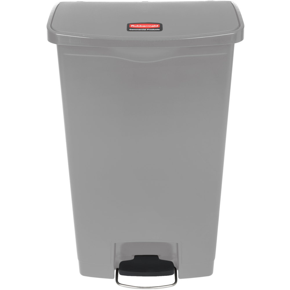 Rubbermaid 1883604 Slim Jim Step-On Container 18 gallon - Gray