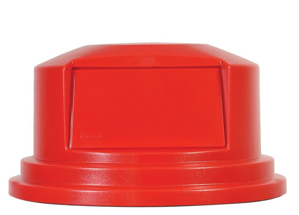 Rubbermaid 2657-88 Brute Dome Top Lid for 2655 55 gal Containers - Red