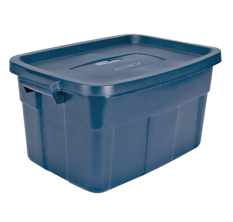 Rubbermaid RMRT310000 Roughneck Storage Box 31 Gallon - Navy Blue