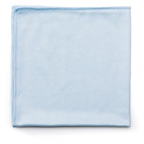 Rubbermaid Q630 Reusable Cleaning Cloths Microfiber 16", 12/Case - Blue