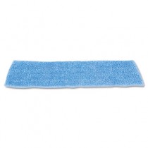 Rubbermaid Q409 Economy Wet Mopping Pad, Microfiber, 18", 12/Case - Blue