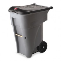 Rubbermaid 9W21 Giant Brute Roll Out Container 65 gallon - Gray 