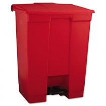 Rubbermaid 6145 Step-On Waste Container 18 gallon - Red