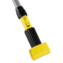 Rubbermaid H226 Gripper Aluminum Mop Handle, 60" - Gray/Yellow