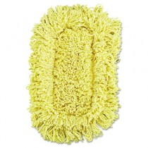 Rubbermaid J151-12 Trapper Commercial Dust Mop Looped-end 5 x 12 - Yellow