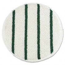 Rubbermaid P269 Low Profile Scrub-Strip Carpet Bonnet 19" - White/Green