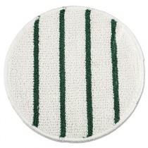 Rubbermaid P271 Low Profile Scrub-Strip Carpet Bonnet 21" - White/Green