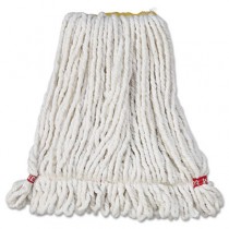 Rubbermaid A211 Web Foot Wet Mop Heads, Shrinkless 6/Case - White (Small)