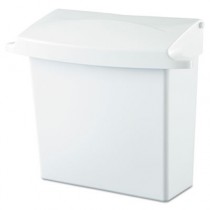 Rubbermaid 6140 Sanitary Napkin Receptacle with Rigid Liner - White
