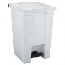Rubbermaid 6144 Step-On Waste Container 12 gallon - White