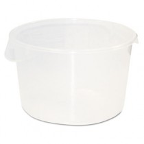 Rubbermaid 5726-24 Round Storage Container, 12qt - Clear