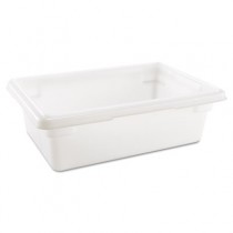 Rubbermaid 3509 Food/Tote Box, 3.5 gal - White