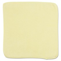 Rubbermaid 1820580 Microfiber Cleaning Cloths 12", 24/Case - Yellow