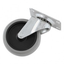 Rubbermaid 4" swivel plate caster with hardware