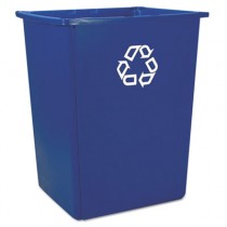 Rubbermaid 256B-73 Glutton Recycling Container 56 gal - Blue