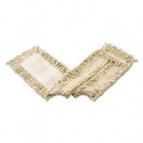 Rubbermaid L255 Cut-End Cotton Disposable Dust Mop 12/Case - White