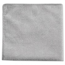 Rubbermaid 1863888 Microfiber Cleaning Cloths 12", 24/Case - Gray