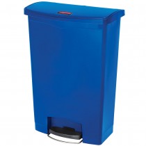 Rubbermaid 1883597 Slim Jim Step-On Container 24 gallon - Blue