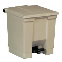 Rubbermaid 6143 Step-On Waste Container 8 gallon - Beige