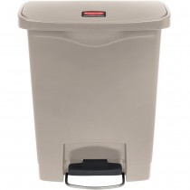 Rubbermaid 1883456 Slim Jim Step-On Container 8 gallon - Beige