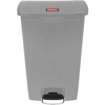 Rubbermaid 1883604 Slim Jim Step-On Container 18 gallon - Gray