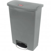 Rubbermaid 1883606 Slim Jim Step-On Container 24 gallon - Gray