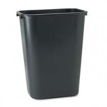 Rubbermaid 2957 Deskside Wastebasket 41 Quart - Black