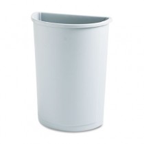 Rubbermaid 3520 Untouchable Container Half-Round 21 gal - Gray