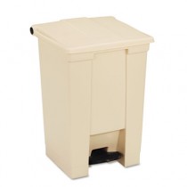 Rubbermaid 6144 Step-On Waste Container 12 gallon - Beige
