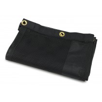 Rubbermaid 9T91-01 Housekeeping Cart-Fabric Mesh Linen Bag-Case of 6 - Black