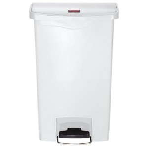 Rubbermaid 1883557 Slim Jim Step-On Container 13 gallon - White