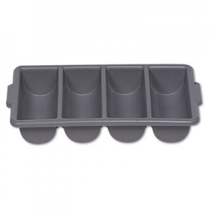 Rubbermaid 3362 Cutlery Bin Four Compartments - Gray