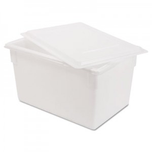 Rubbermaid 3501 Food/Tote Box, 21.5 gal - White