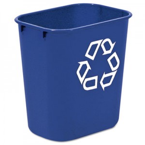 Rubbermaid 2955-73 Deskside Recycling Container 13 Quart 