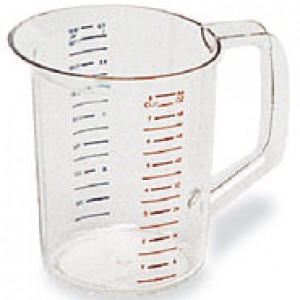 Rubbermaid 3217 Bouncer Measuring Cup, 2qt - Clear