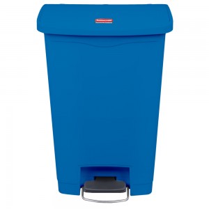 Rubbermaid 1883593 Slim Jim Step-On Container 13 gallon - Blue