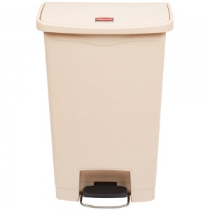Rubbermaid 1883458 Slim Jim Step-On Container 13 gallon - Beige