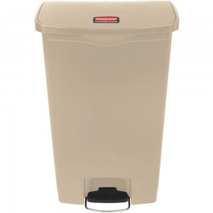 Rubbermaid 1883460 Slim Jim Step-On Container 18 gallon - Beige