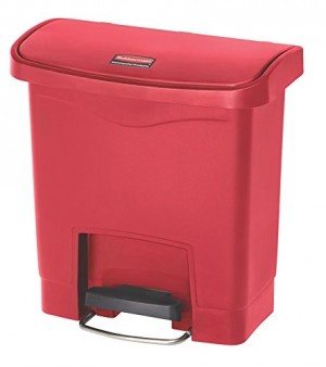 Rubbermaid 1883563 Slim Jim Step-On Container 4 gallon - Red